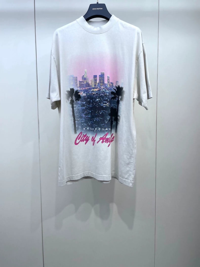 Balenciaga 2025 city of angels Print T-shirt