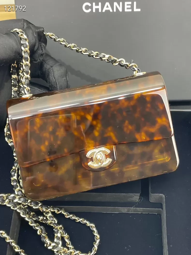 Chanel 26C CF tortoise shell mini bag