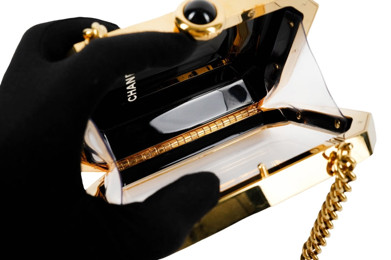 Chanel Premiere Minaudiere Clutch Bag in Plexiglass