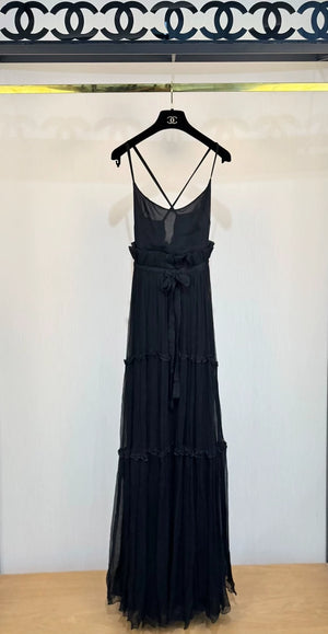 Dior Spring/Summer 2023 mesh and lace evening gown