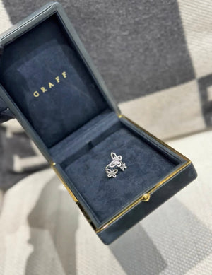 Graff three butterfly ring size 52