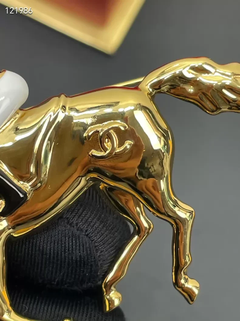 Chanel 26th Anniversary Luxury New Year Horse Limited Edition Brooch
