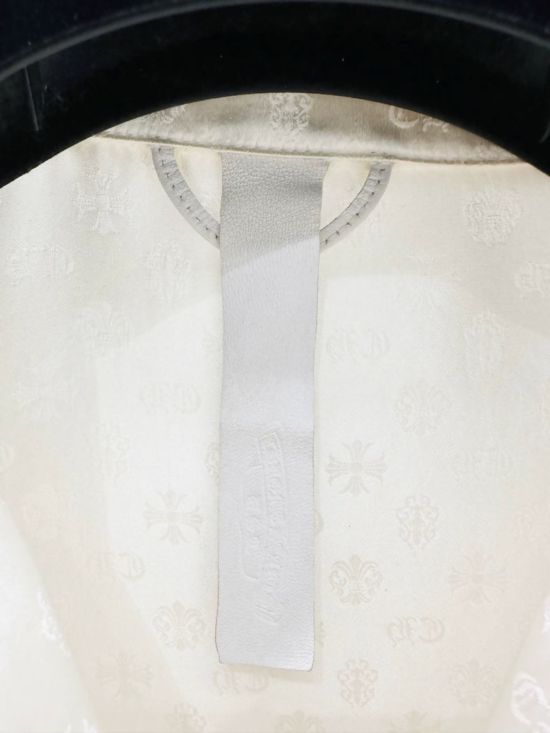 Chrome Hearts monogrammed silk pyjama shirt