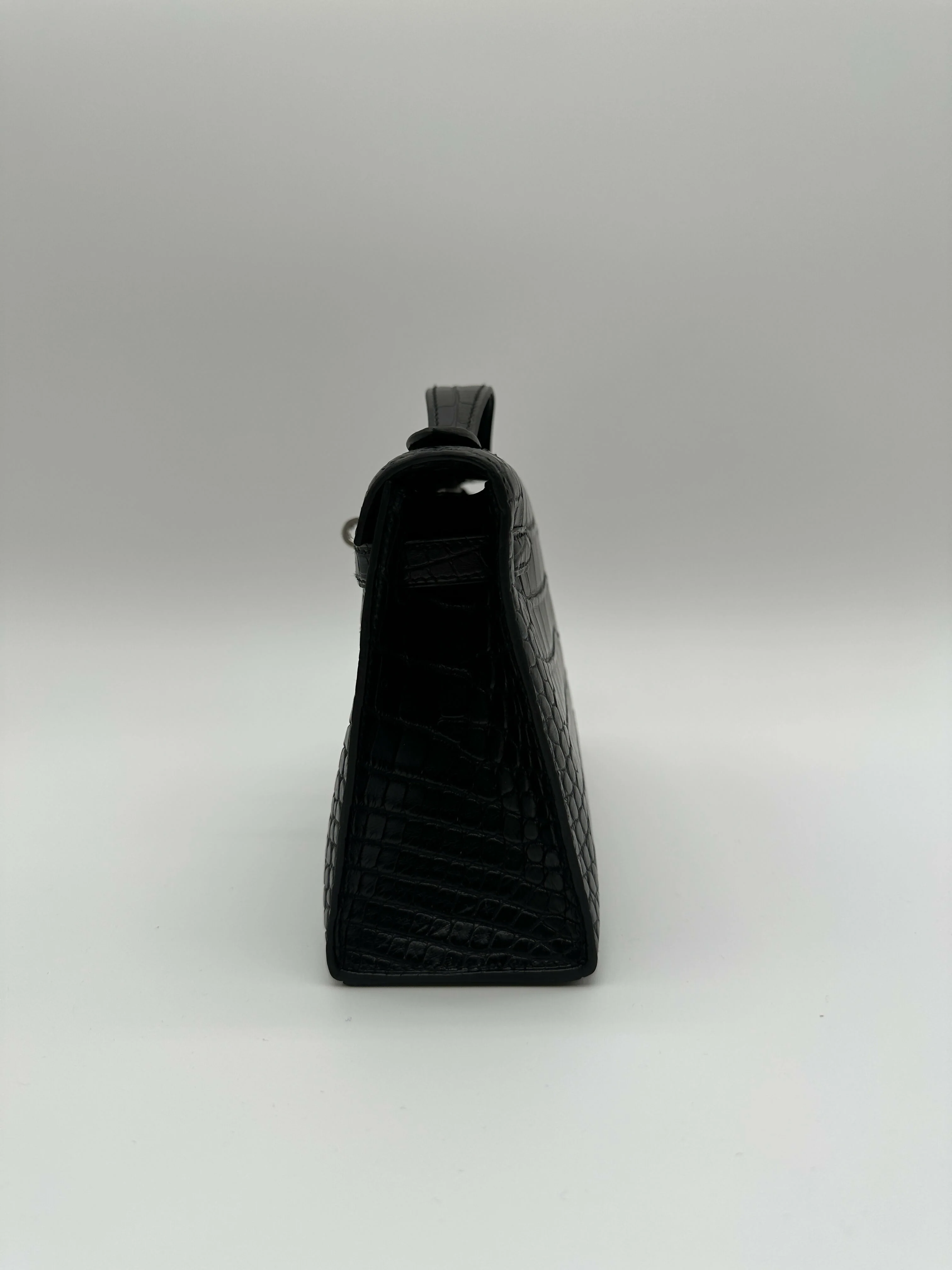 Hermès Kelly Pochette Black Matte PHW K 2025