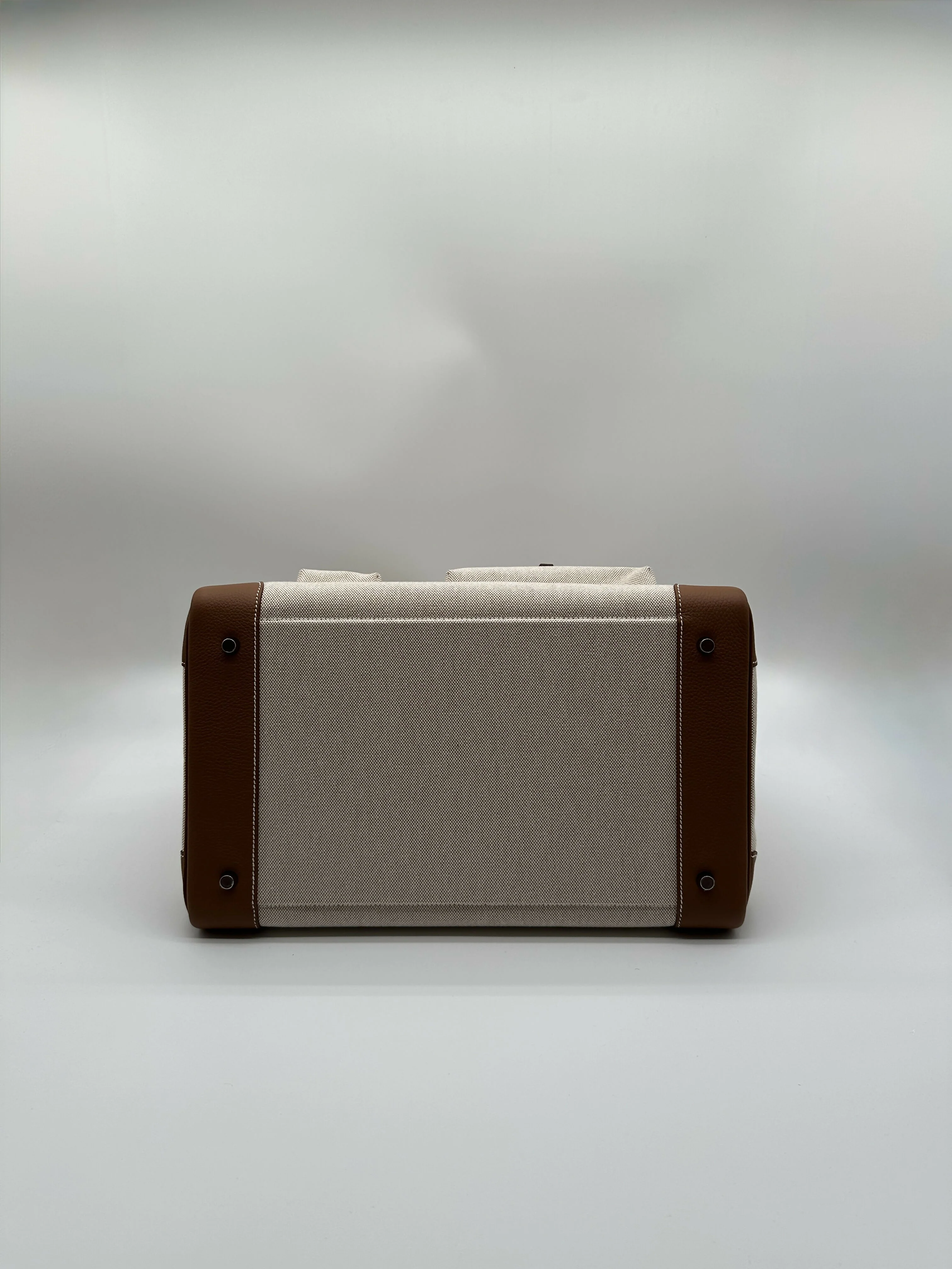 Hermès Haut à Courroies 40 Cargo Gold Togo and Toile PHW K 2025