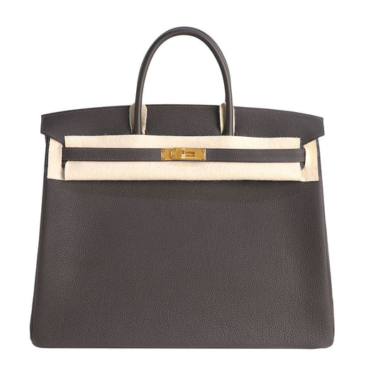 Hermes Birkin 40 Bai-Brun Togo leather Gold Hardware