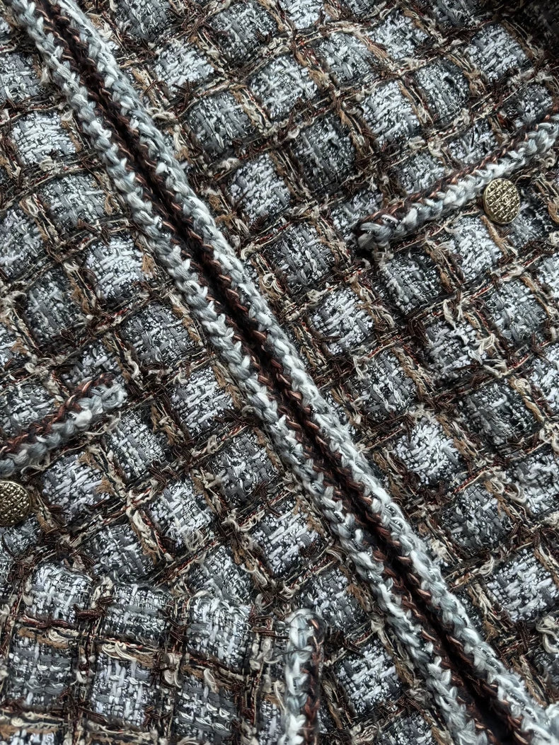 Chanel 18K Brown Tweed Jacket