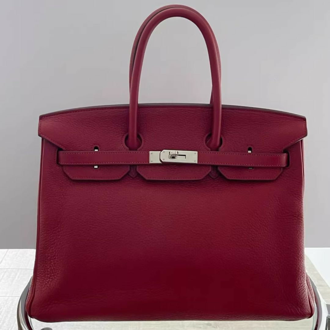 Hermès Birkin 35 Ruby Red Togo leather palladium Hardware