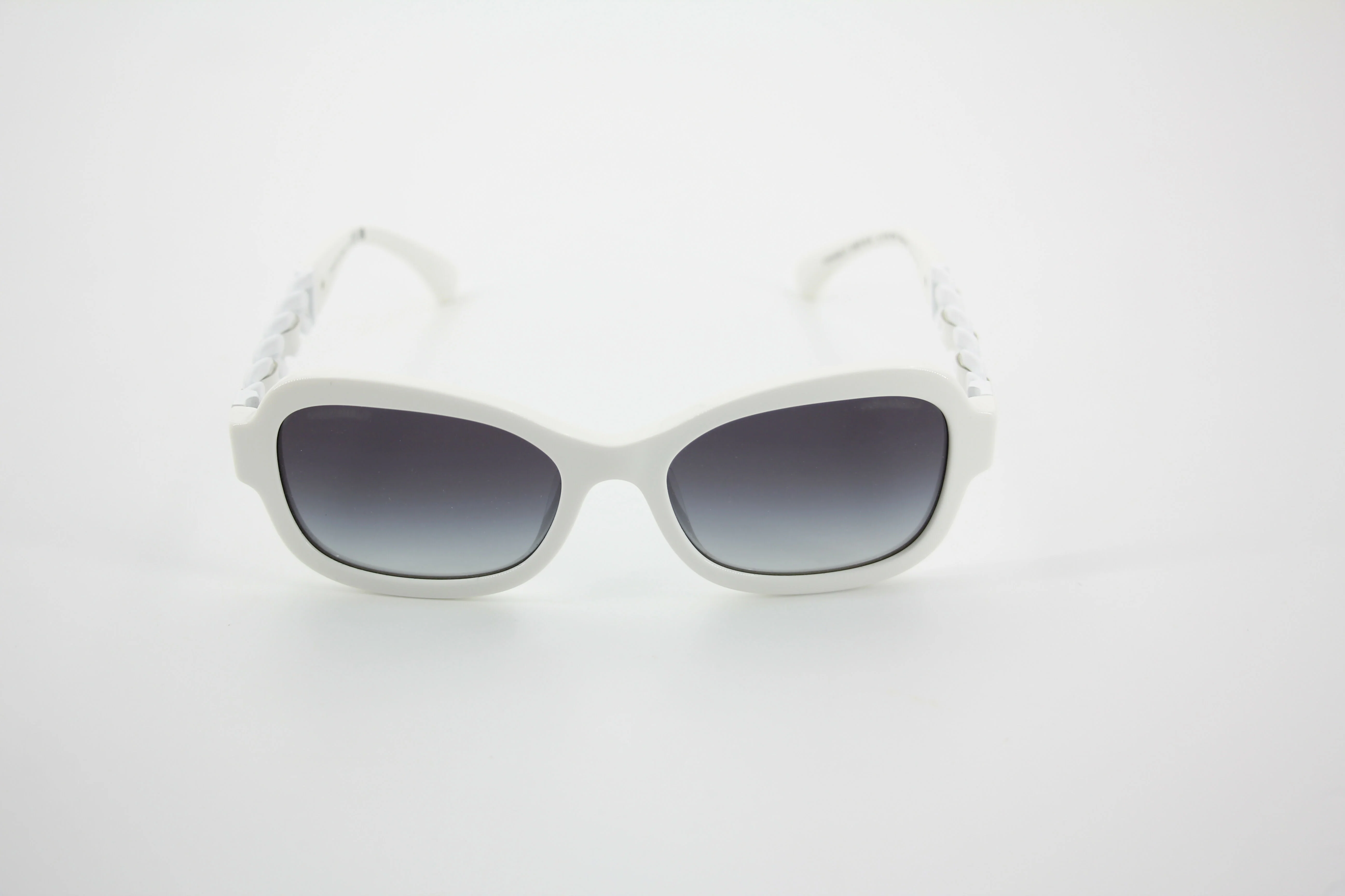 Chanel 2022 Resin White Sunglasses Model 5465QA 716/S6
