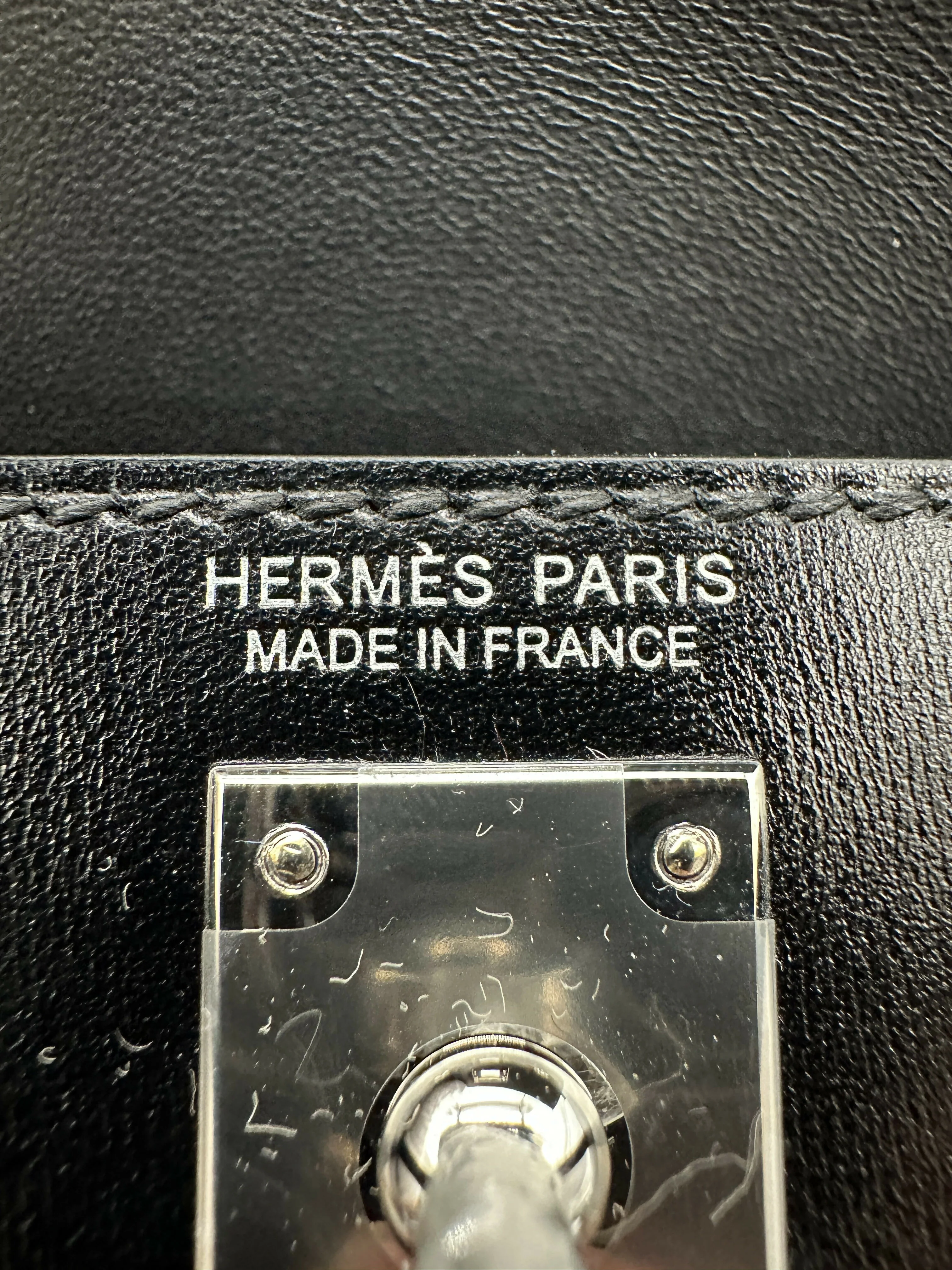 Hermès Kelly 20 Black Box PHW G 2026
