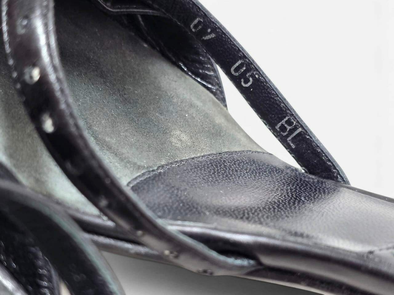 VINTAGE Y2K DIOR TROTTER MONOGRAM BOW POINTED MULE KITTEN HEELS IT 37.5 US 7.5
