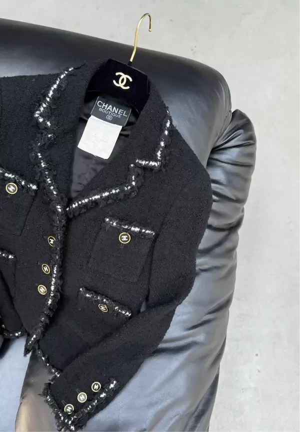 Chanel Vintage 1994 Black Vintage Museum Jacket