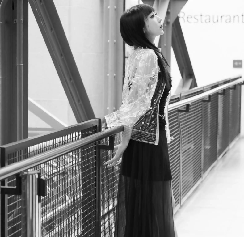 Chanel transparent raincoat