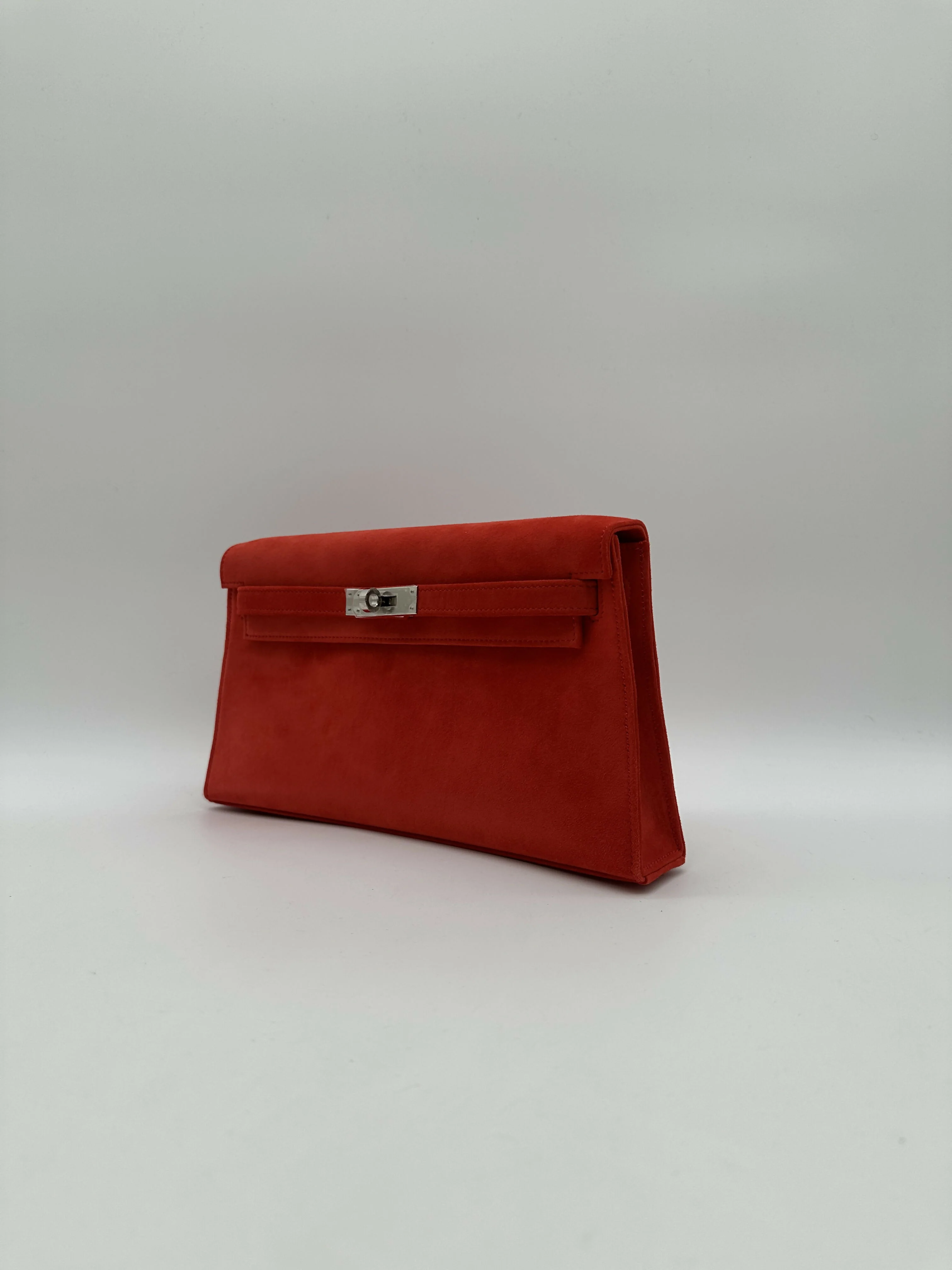 Hermès Kelly Elan Doblis Capucine Suede PHW W 2025