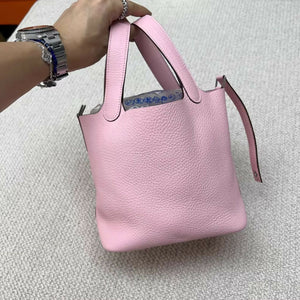 Hermes Picotin 18 3Q Rose Sakura Palladium Hardware
