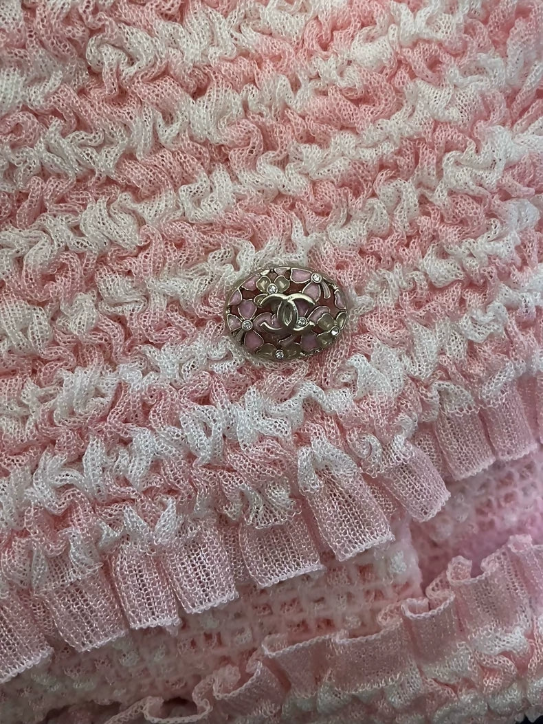 Chanel 24S Pink Striped top