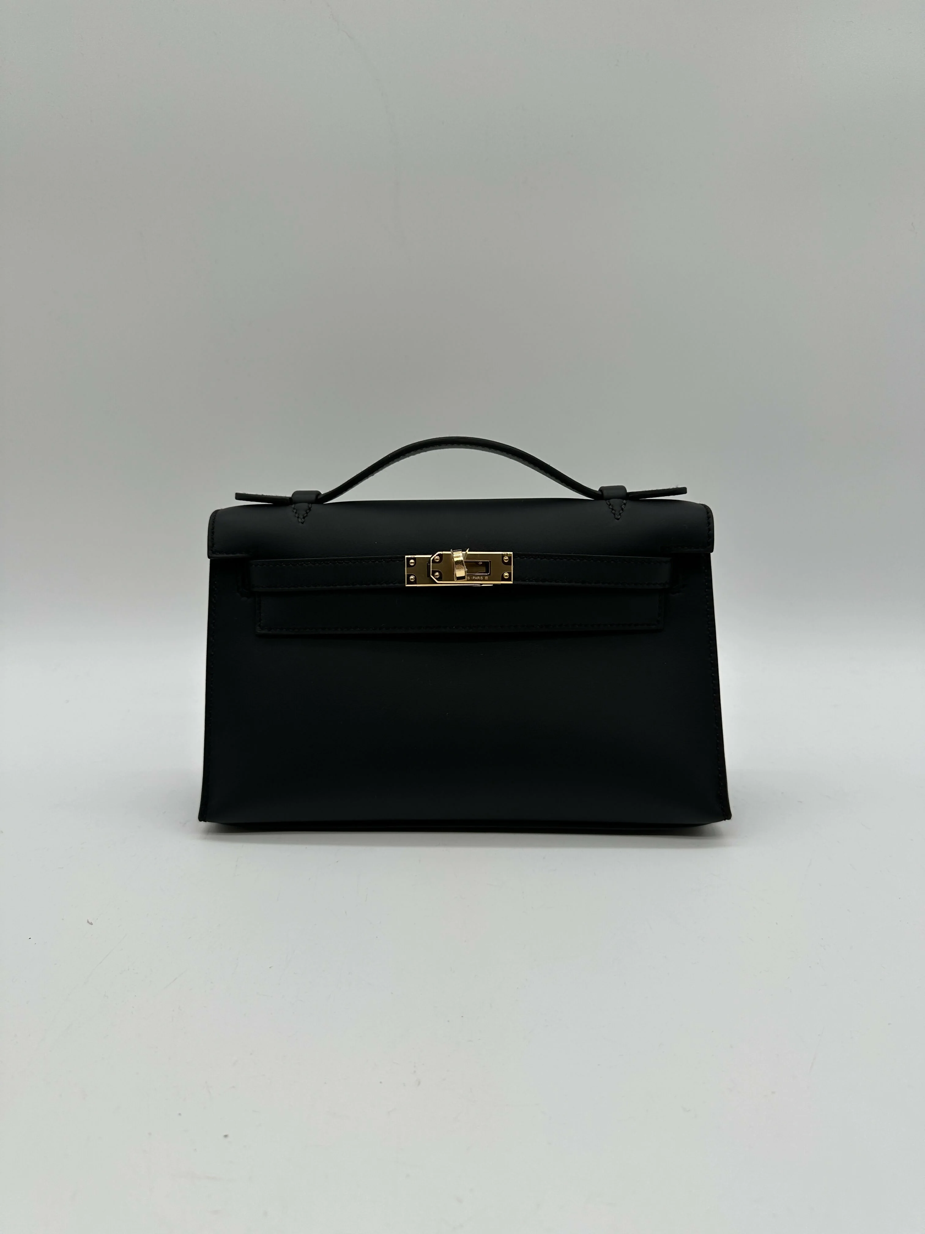 Hermès Kelly Pochette Black Swift GHW K 2026