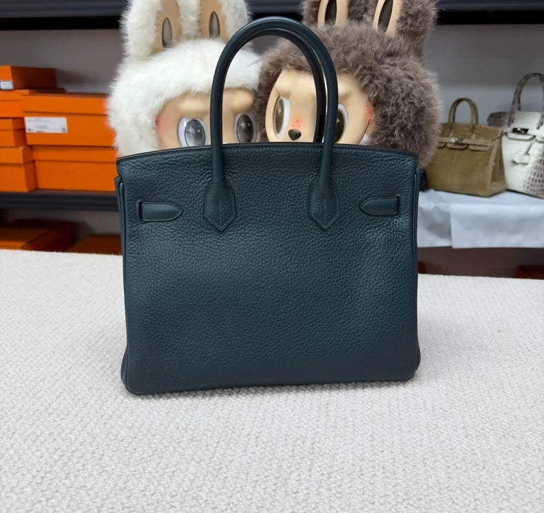 Hermes Birkin 30 6O Pine Green Togo Leather gold hardware