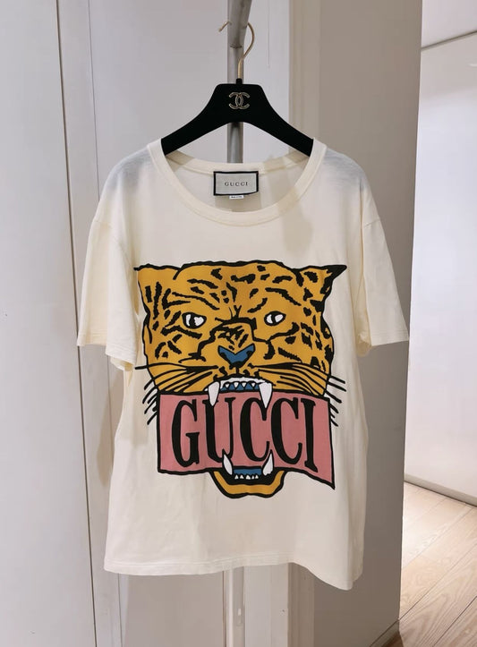 GUCCI Gucci leopar T-shirt - 36 Top - Secondhand luxury from Top Quality Luxury Designers Bag