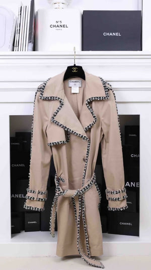 Chanel trench coat jacket