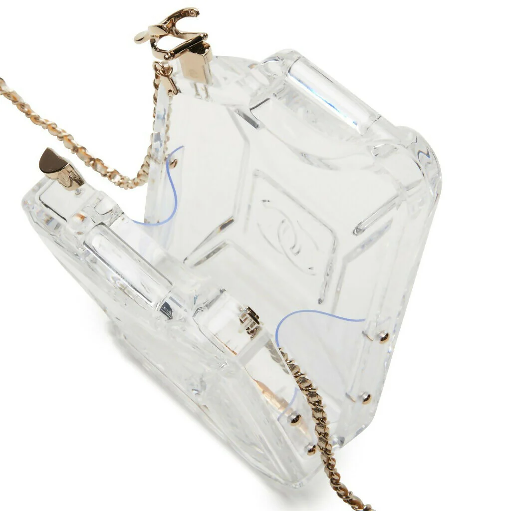 Chanel Clear Lucite “Dubai by Night” Gas Tank Minaudière — Cruise Paris–Dubai 2015