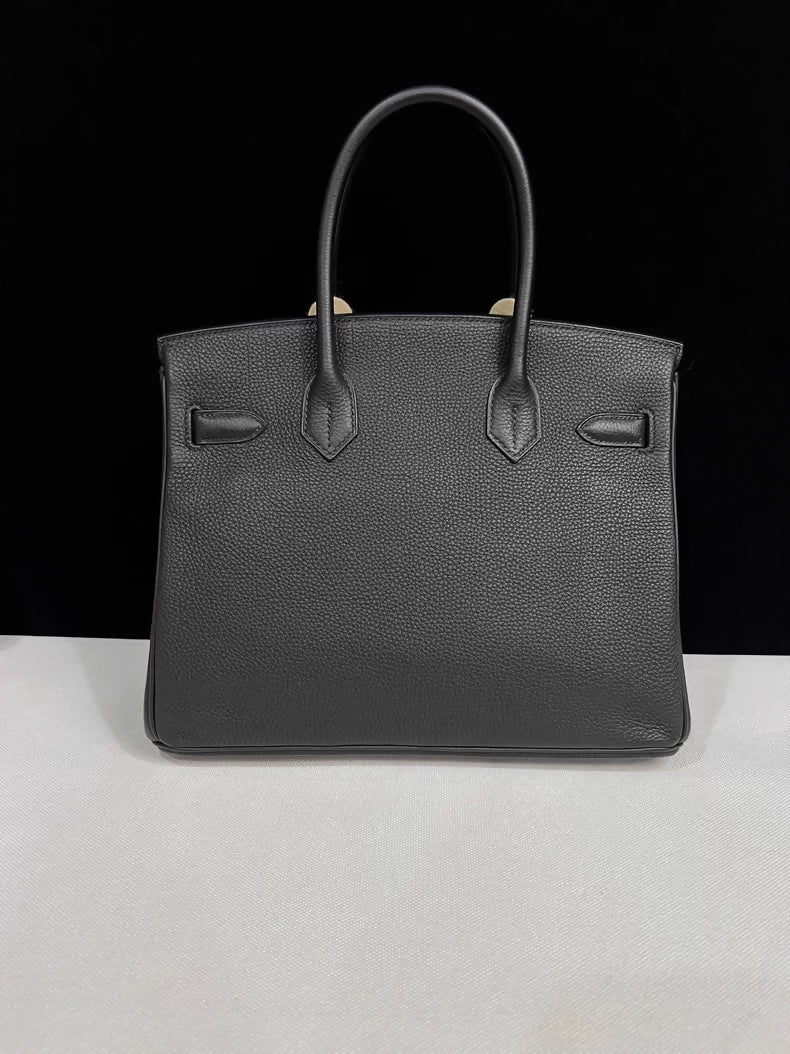 Hermes Birkin 30 Black togo leather palladium hardware