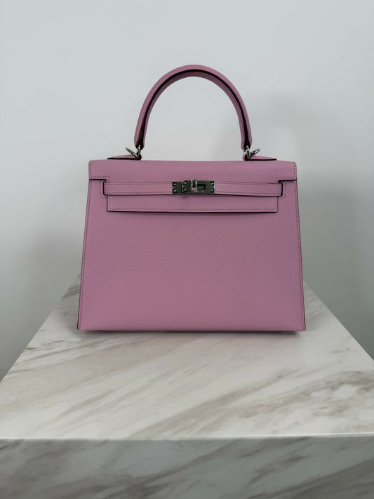 Hermès Kelly 25 Mauve Sylvestre PHW G 2026