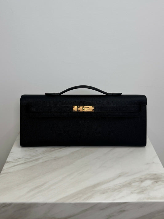 Hermès Kelly Cut Black Epsom GHW G 2026