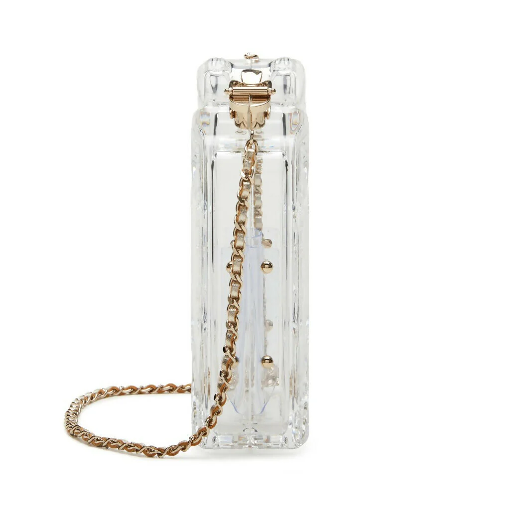 Chanel Clear Lucite “Dubai by Night” Gas Tank Minaudière — Cruise Paris–Dubai 2015