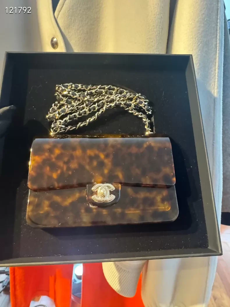 Chanel 26C CF tortoise shell mini bag