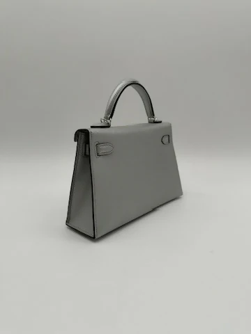 Hermès Kelly 20 Argent Chèvre PHW K 2025