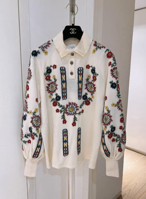 Chanel Salzburg catwalk crochet sweater