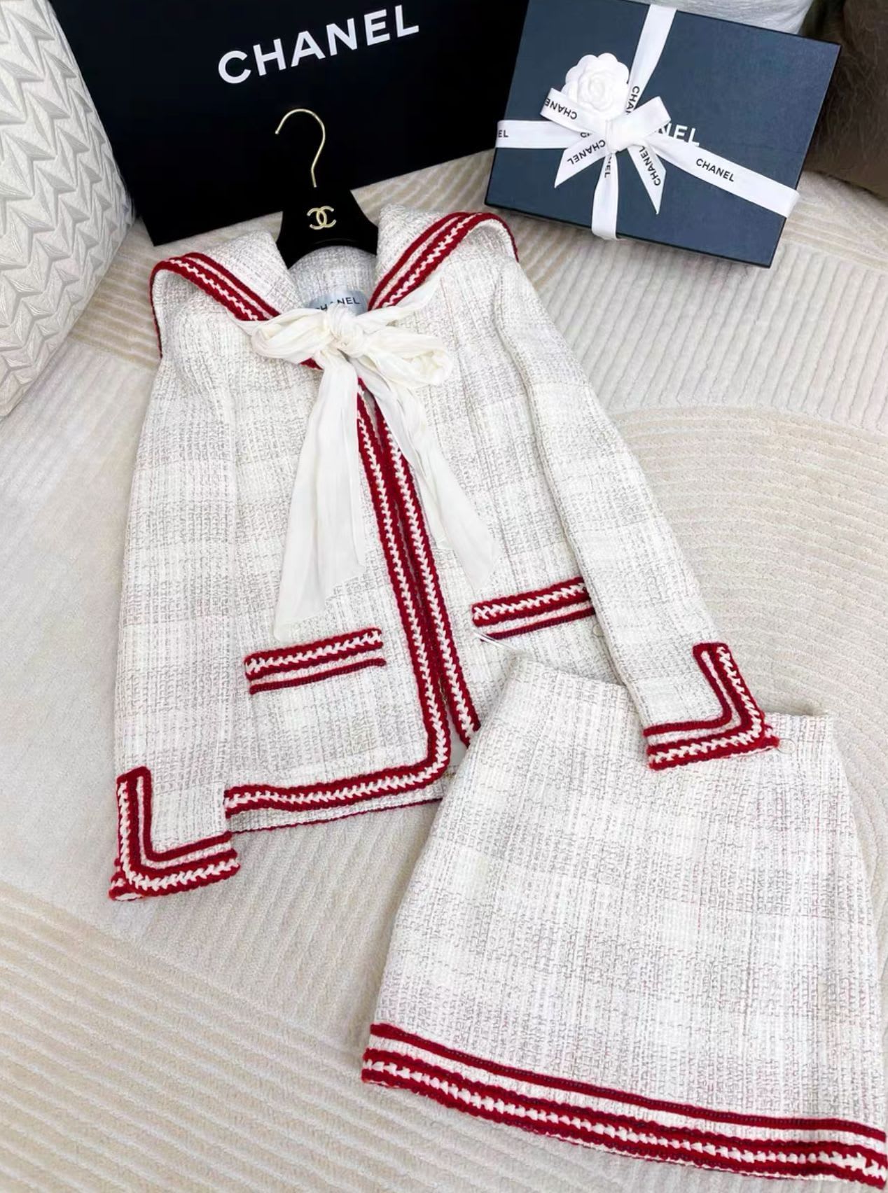 CHANEL Chanel sailor jacket and skirt suit - 36 Jacket - Secondhand luxury from Top Quality Luxury Designers Bag