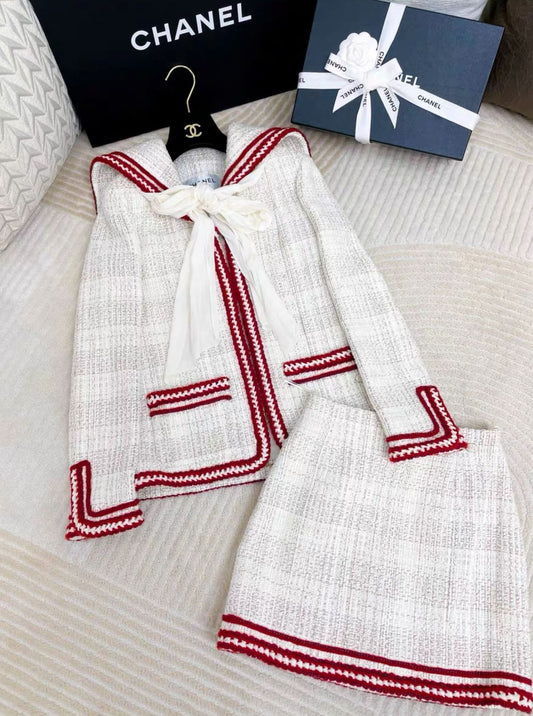 CHANEL Chanel sailor jacket and skirt suit - 36 Jacket - Secondhand luxury from Top Quality Luxury Designers Bag
