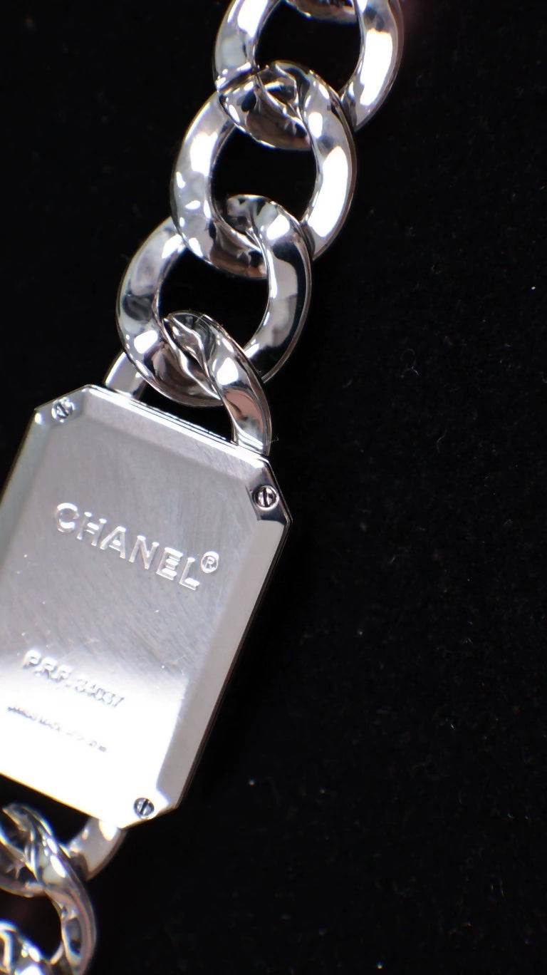 Chanel Premiere H3280 Black Silver Watch