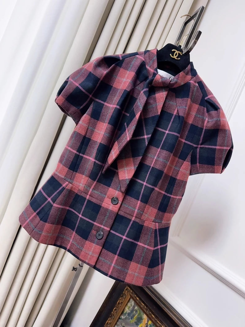 Dior 25S Plaid Wool shirt