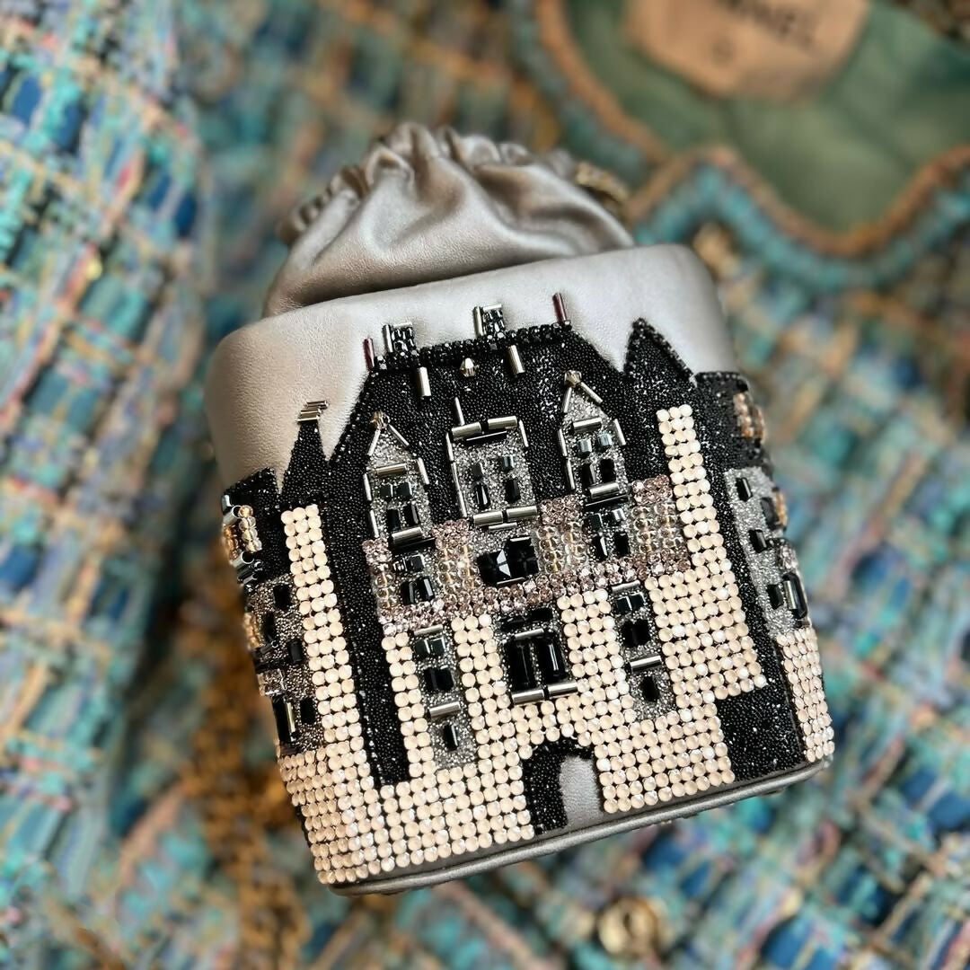 Chanel Métiers d’Art 2021 Château de Chenonceau Embroidered Bucket Bag