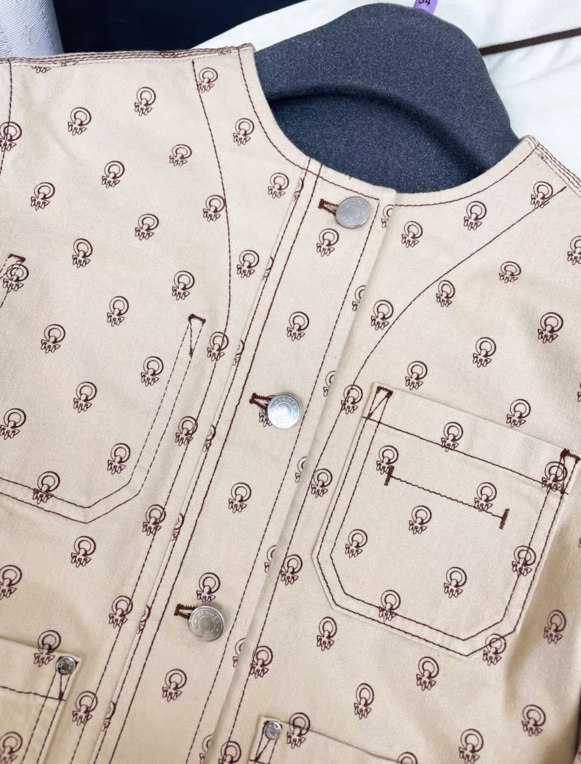 Hermes "Chaine dAncre" denim jacket