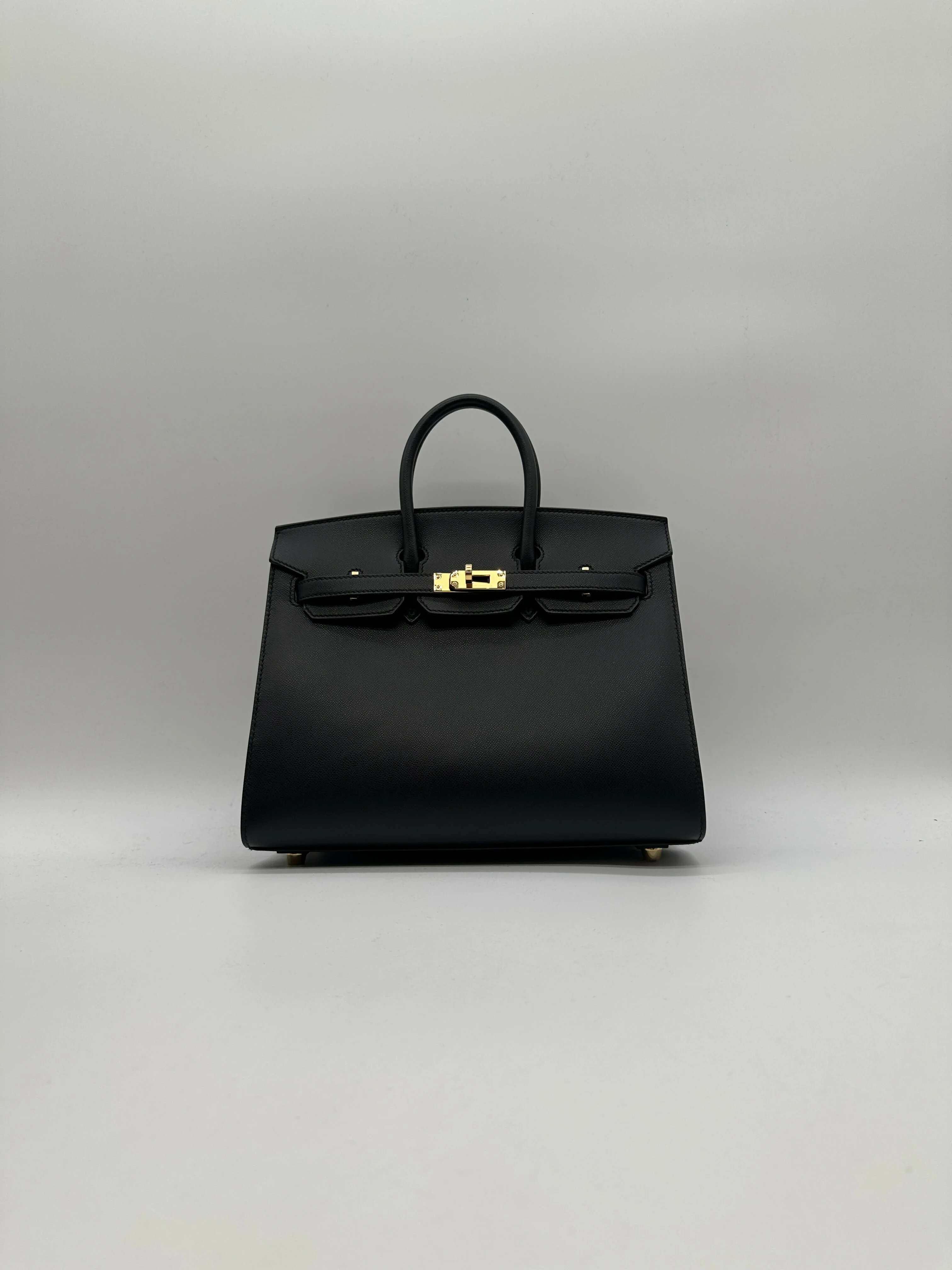Hermès Birkin 25 Black Madame GHW Y 2020