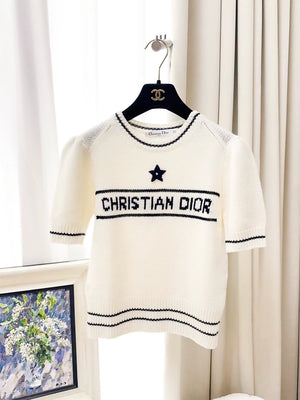 Dior Lucky Star Off-White Knit top