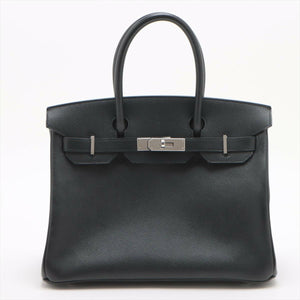Hermès Birkin 25 Black Epsom Leather with Palladium Hardware