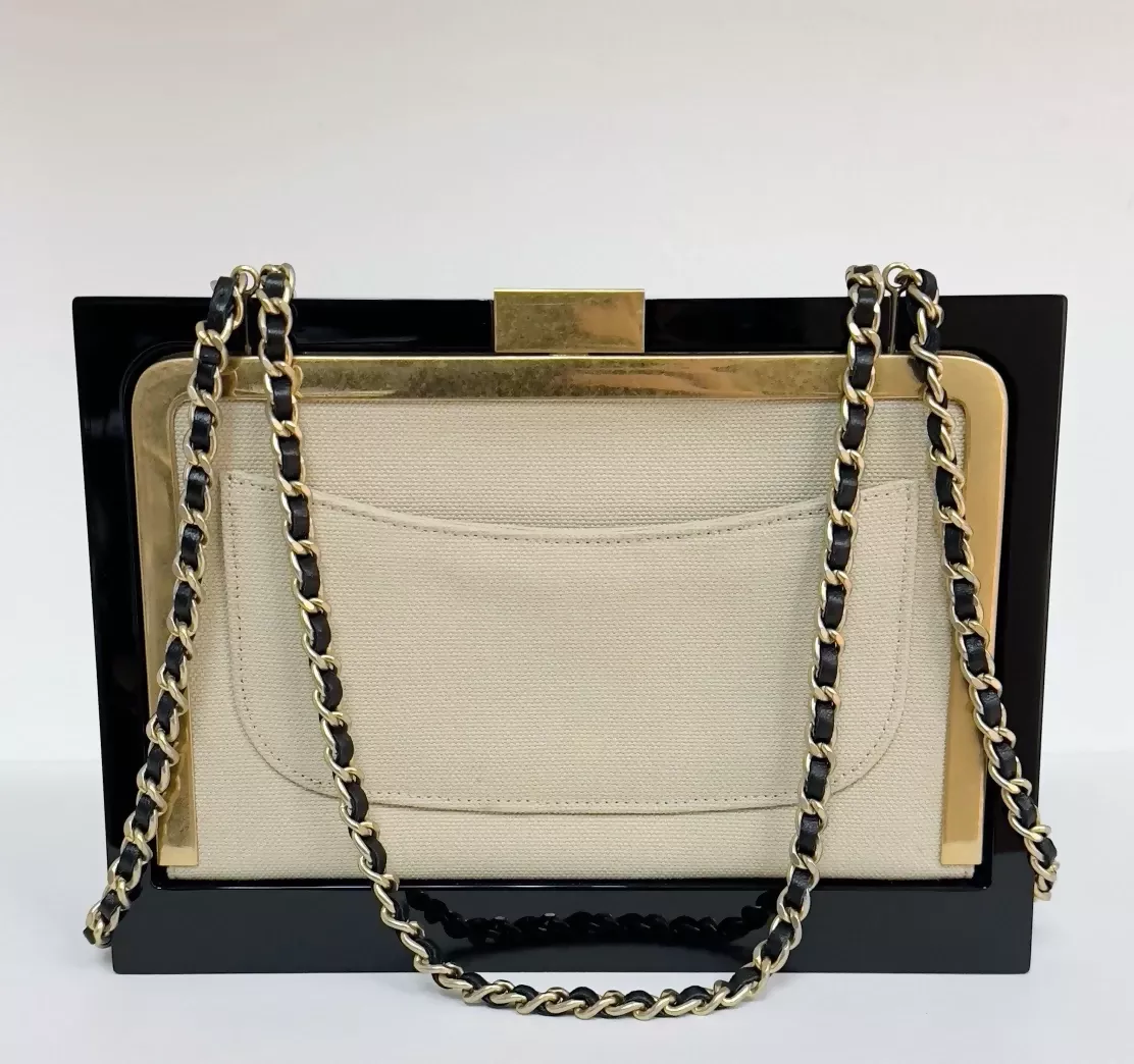 Chanel Black Privée Collection Runway Frame Bag