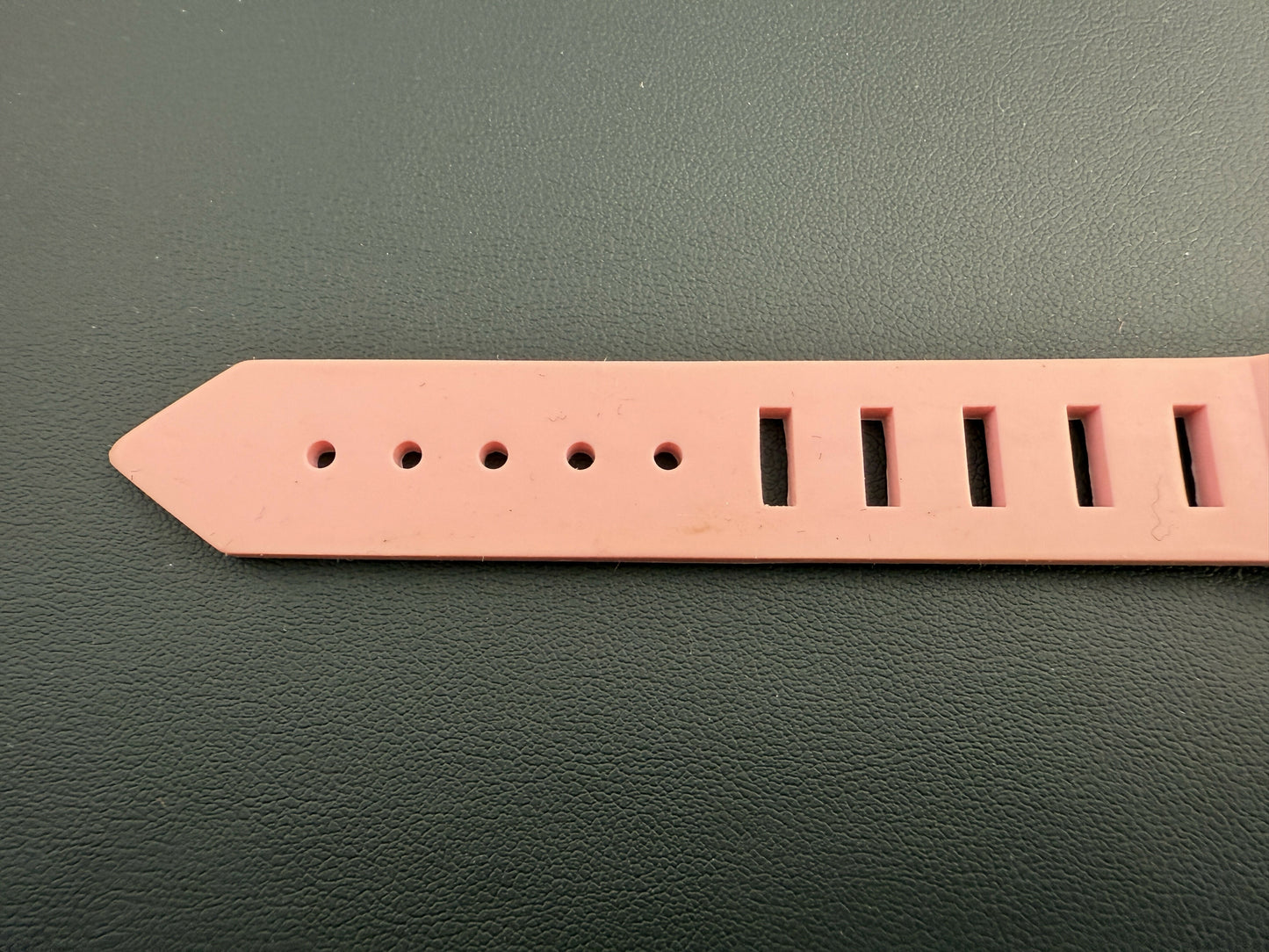 Chanel Vintage 99P Rubber Pink with Peach Wording Bracelet
