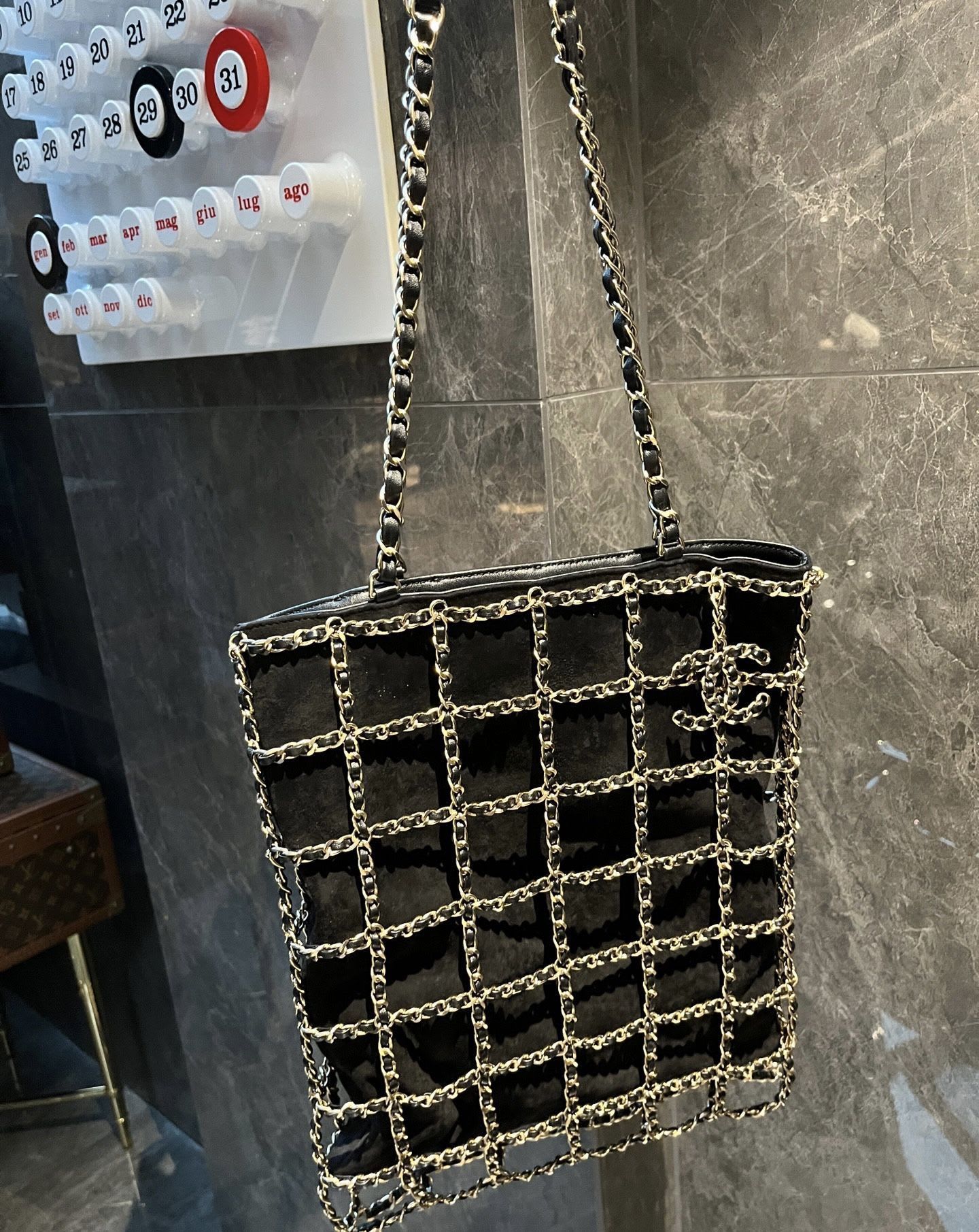 CHANEL Chanel suede leather chain shopping bag - One size Tote Bag - Used fashion item from Top Quality Luxury Designers Bag