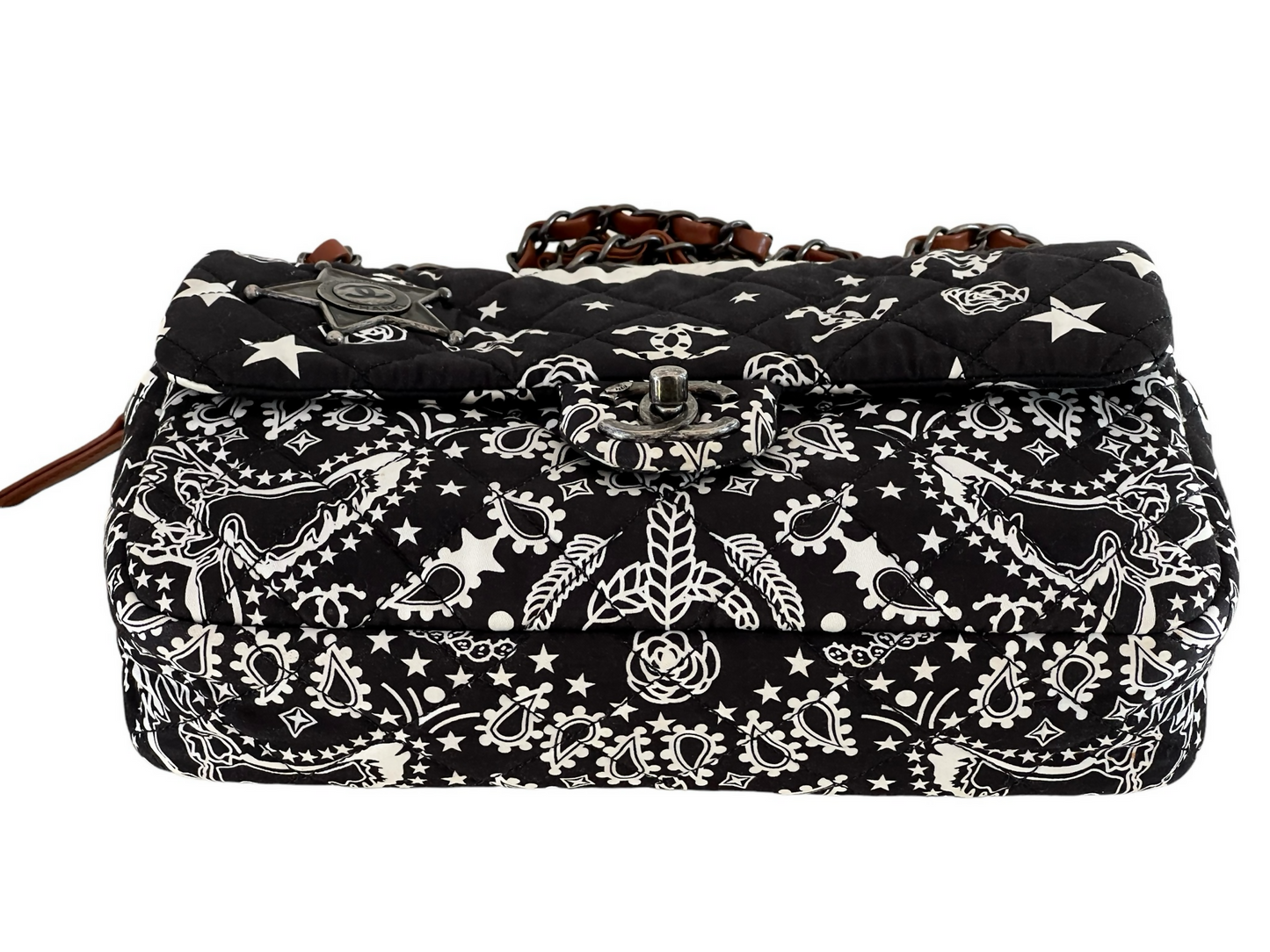 Chanel Paris–Dallas Bandana Double Chain Flap Bag