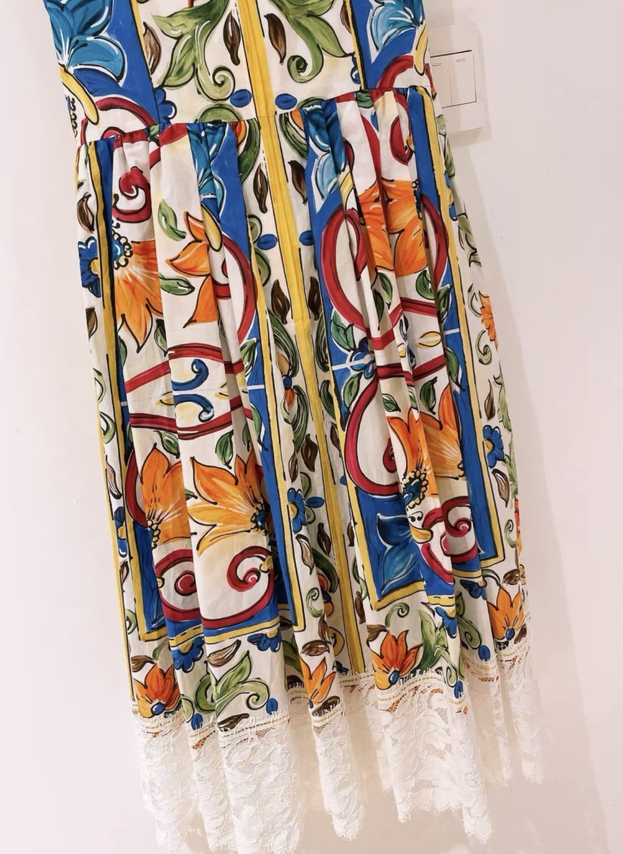 Dolce  Gabbana Sicilian Printed Dress
