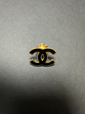 Chanel Vintage 2002 Enamel COCO Mark Brooch