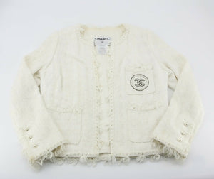 Chanel Vintage 2004 Cruise Ensemble Collarless Jacket