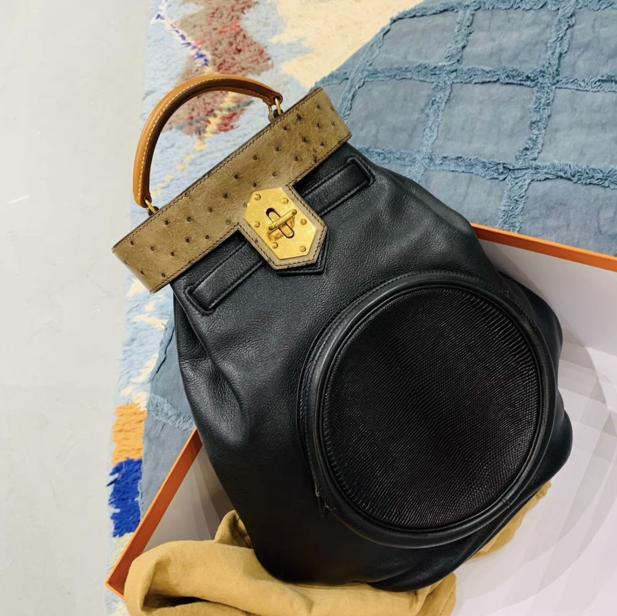 Hermès Rare vintage Hermès - Backpack Backpack - Vintage fashion from Top Quality Luxury Designers Bag