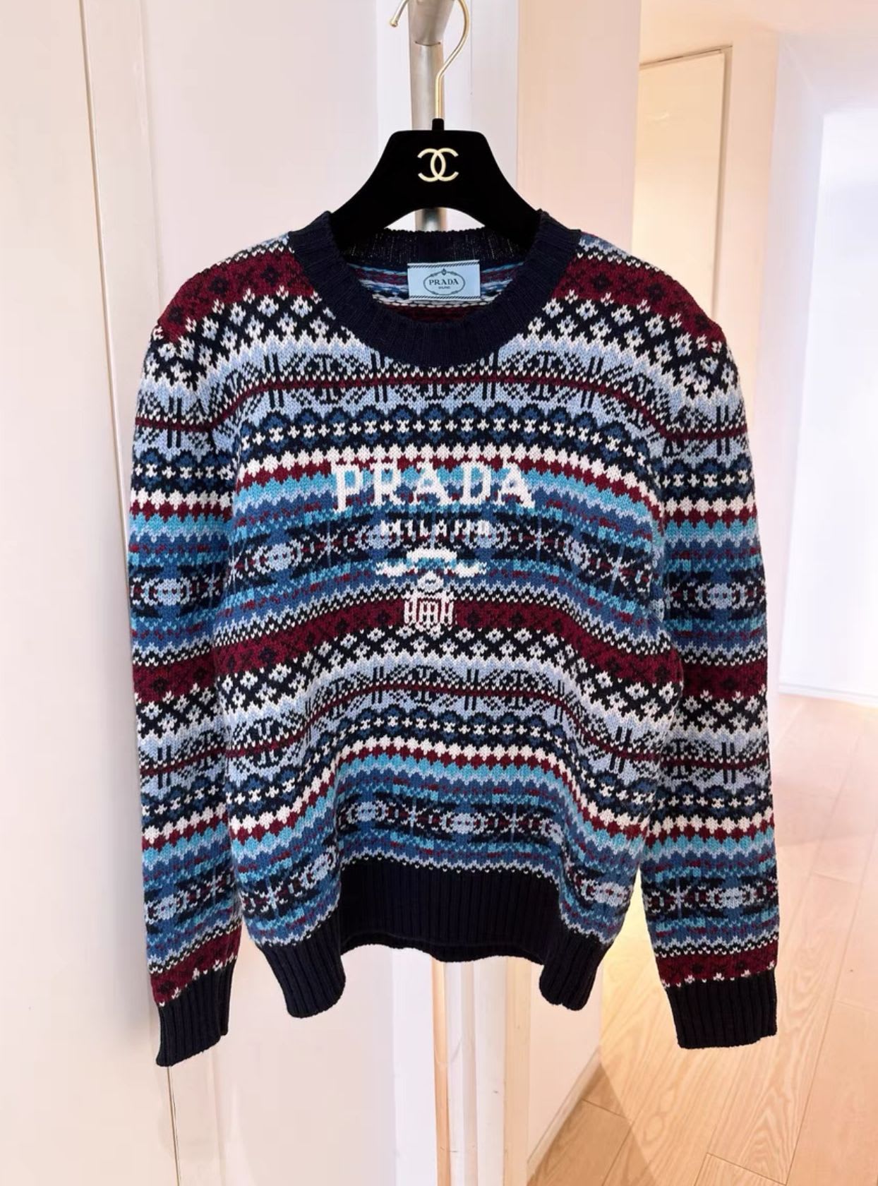 PRADA Prada pullover sweater - Medium Top - Vintage fashion from Top Quality Luxury Designers Bag